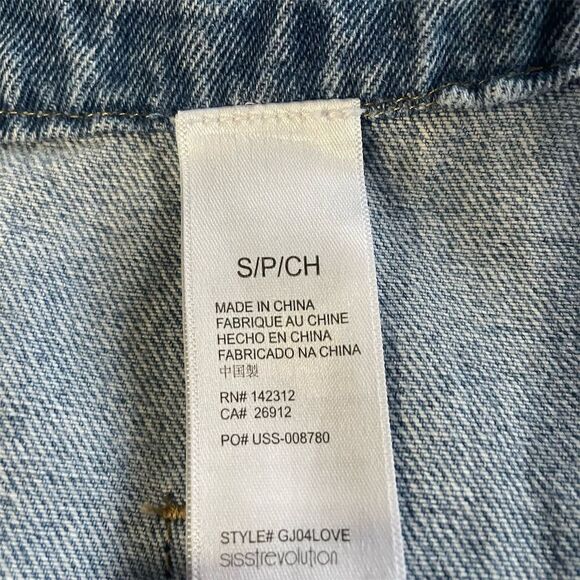 Sisstr Evolution Overalls Good Vibes Size Small Wide Leg - Picture 10 of 13